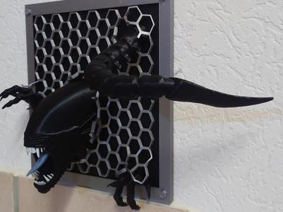 Alien Xenomorph Air Vent Wall Decoration