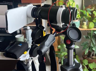 Binocular tripod adapter