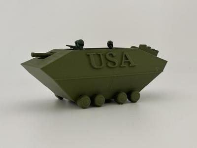 Amphibious military vehicle for army men