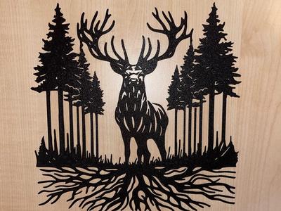Forest Deer Wall Decor