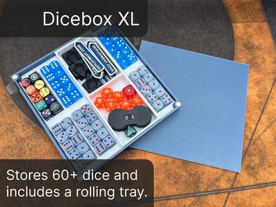 Dicebox XL with removable tray