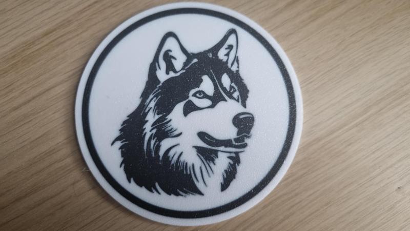 Siberian Husky Coaster