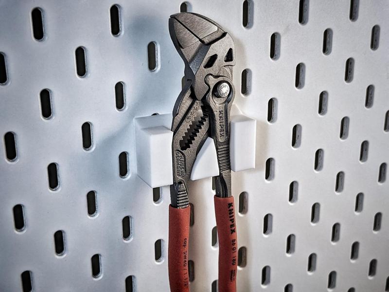 Knipex Wrench Pliers 7in / 180mm Skadis Mount 