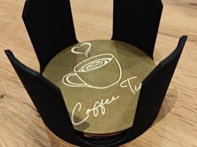 Cup coaster holder / Cup coaster