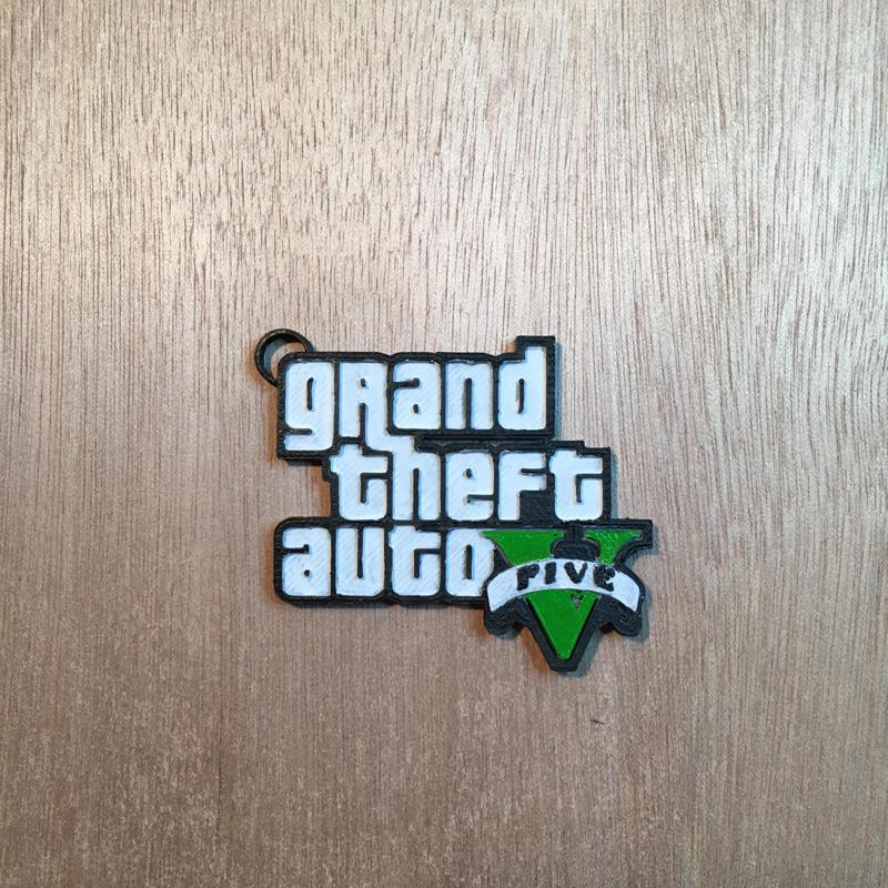 Grand Theft Auto V keychain