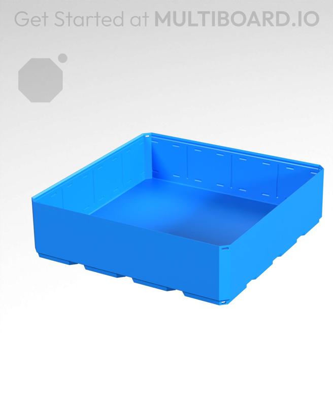 4x4x1 - Simple Walls - Multibin Shell