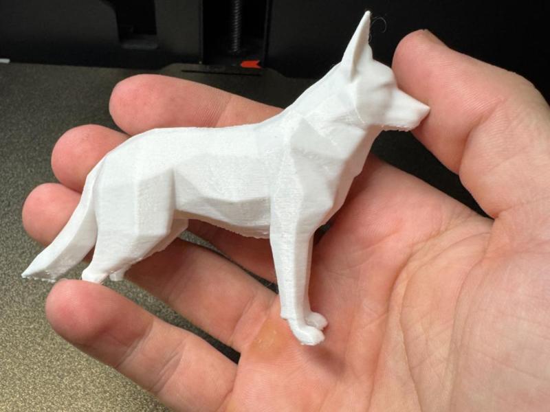 Low poly dog / wolf (free to sell!)