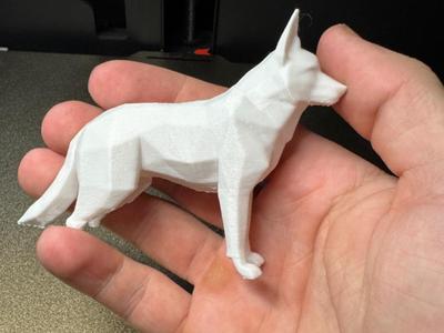 Low poly dog / wolf (free to sell!)