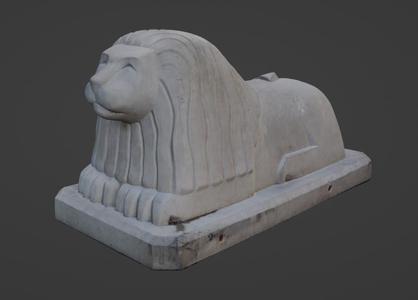 Stockholm Lion Medium (concrete bollard)