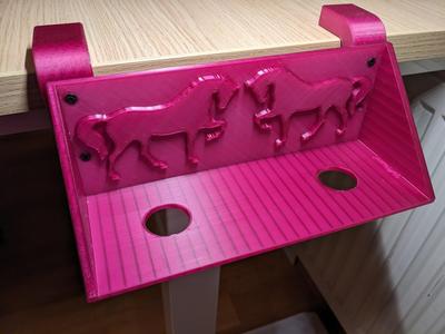 Parametric hobby horse holder with table clamp