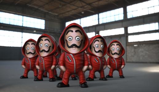 Mini La Casa de Papel dude