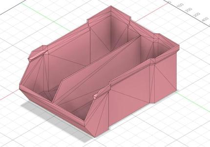 Stackable Box holder for IKEA Skadis