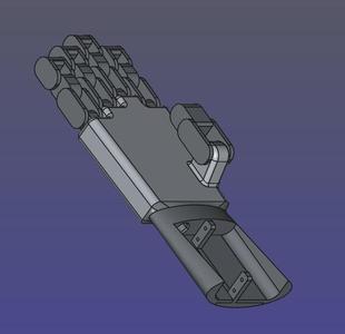 OpenSource Bionics Hand 0.2 wrist adjustment