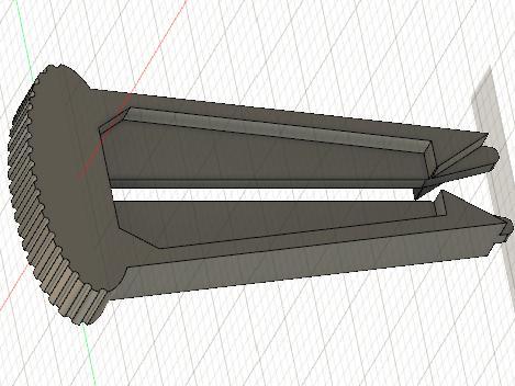 Replacement actuator clip for VW T4 Multivan air vents