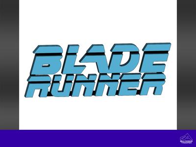 Blade Runner 3D logo