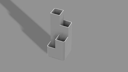 Gridfinity Zip-Tie Holder