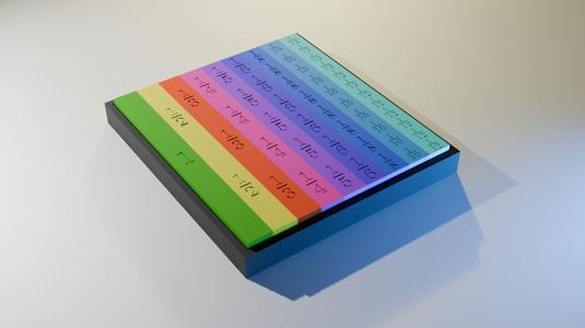 Fractions visualisation board / Vizualizace zlomků