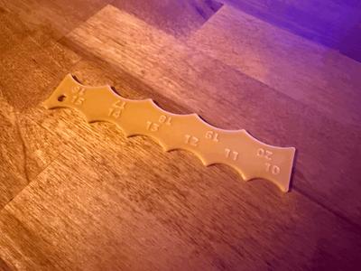 Outer Radius Gauge Tool 10-20mm