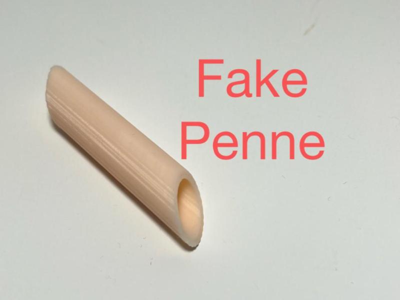 Fake Noodle Replica (Penne)