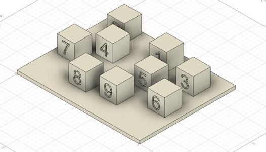 Corsi Psychological Test Board & Simple Memory Game
