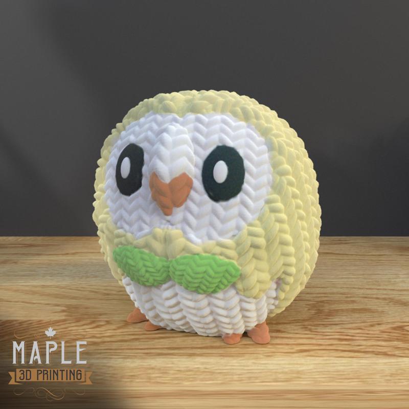 Knit Rowlet - Support Free - Pokemon