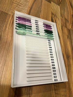 StitchBro Stacking Storage Box for Embroidery Floss