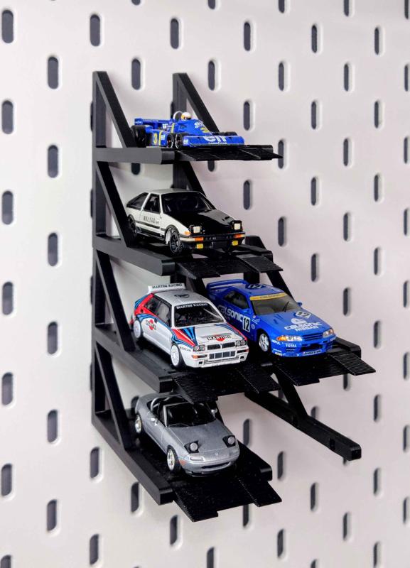 1/64 Diecast Garage for Ikea Skadis