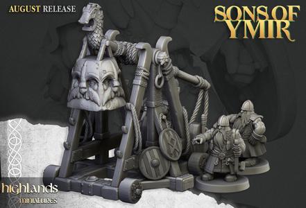 Dwarf Old Siege Engines - Highlands Miniatures