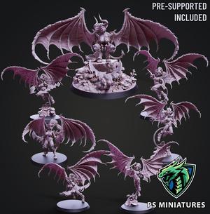 Drow Demonic Harpys and Valkyries Bundle - Include 7 pinup versions