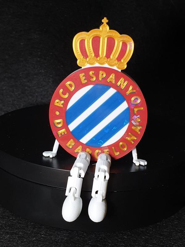 RCD Espanyol de Barcelona shield with flexi legs