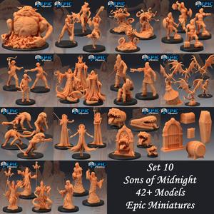 Sons of Midnight Set / Lovecraft Entities / Cosmic Horror Collection / Pre-Supported