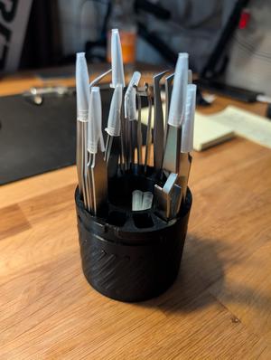 Tweezers Box/Holder - 12 Pieces