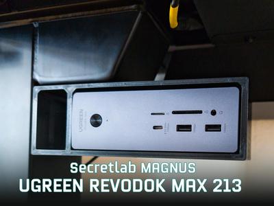 Secretlab Underdesk Mount: UGREEN Revodok Max 213
