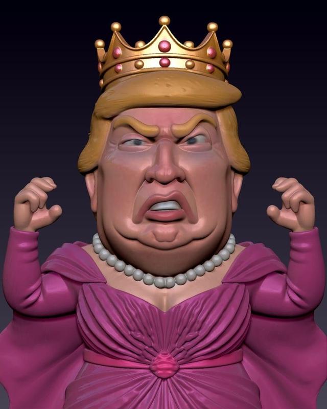 No Kings Day commemorative STATUE!