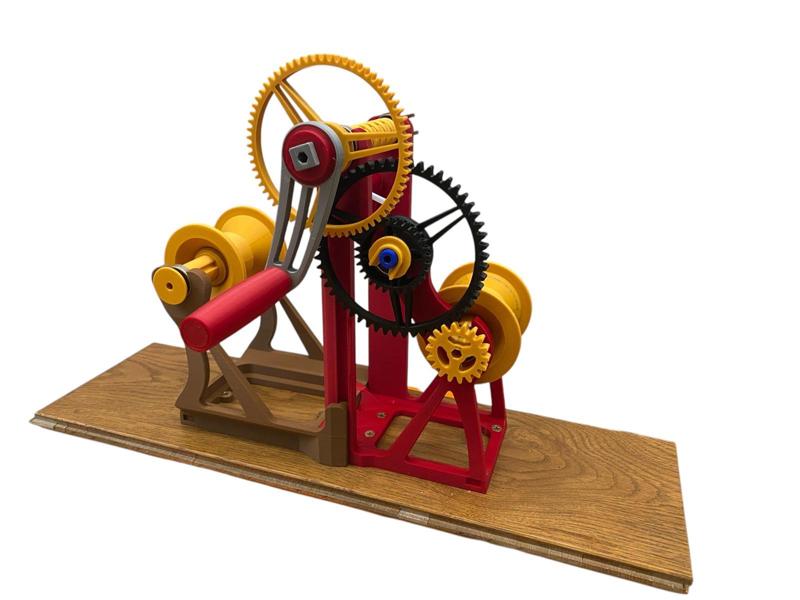 Spool Winder Upgrade with bearings from Sergiu’s model