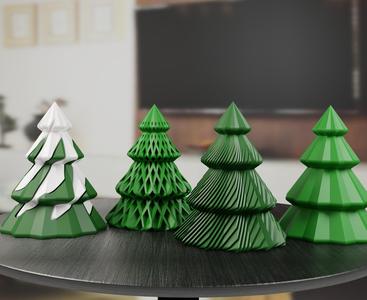 Christmas Tree 4-in-1, Spiral Vase, Passthrough