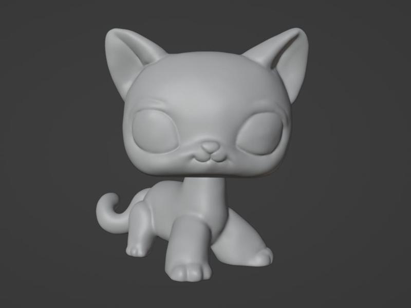 LPS Shorthair Cat