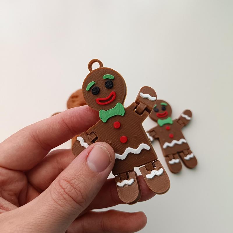 Flexi Gingerbread Man Tree Decoration