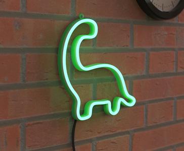 DINOSAURIO Cartel Neon LED