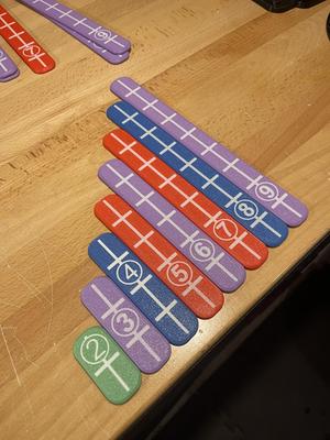 Tabletop Gaming Measuring Sticks
