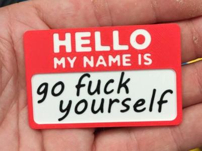 Hello my name is ....