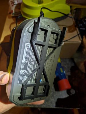 Ryobi Battery Charger (2024, Model PCG002) - Wall Control Mount Bracket
