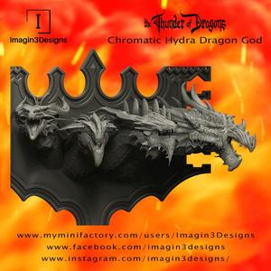 Vinaladv'dofernix -The Many Headed/Mother of Evil- The Chromatic Hydra Dragon God