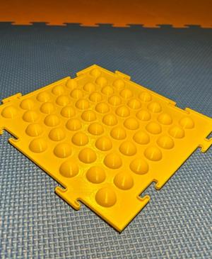 Massage Puzzle Mat - Acupressure Hemispheres 240x240 mm