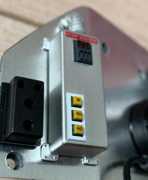 1:8 BTTF DeLorean interior bulkhead set