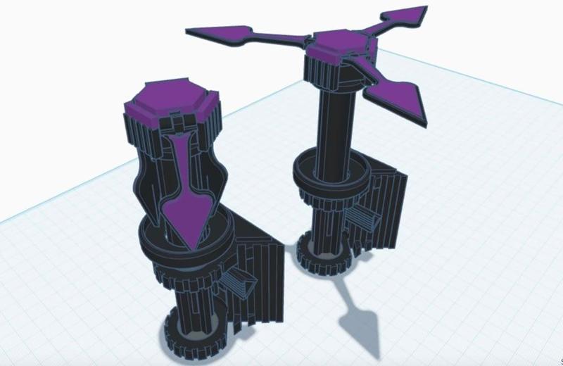 Mechanical retracting absolute solver prop