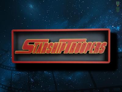 Starship Troopers Cinema Film Room Sign Box