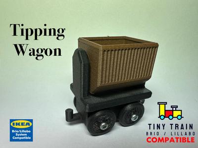 Tiny Train Tipping Wagon