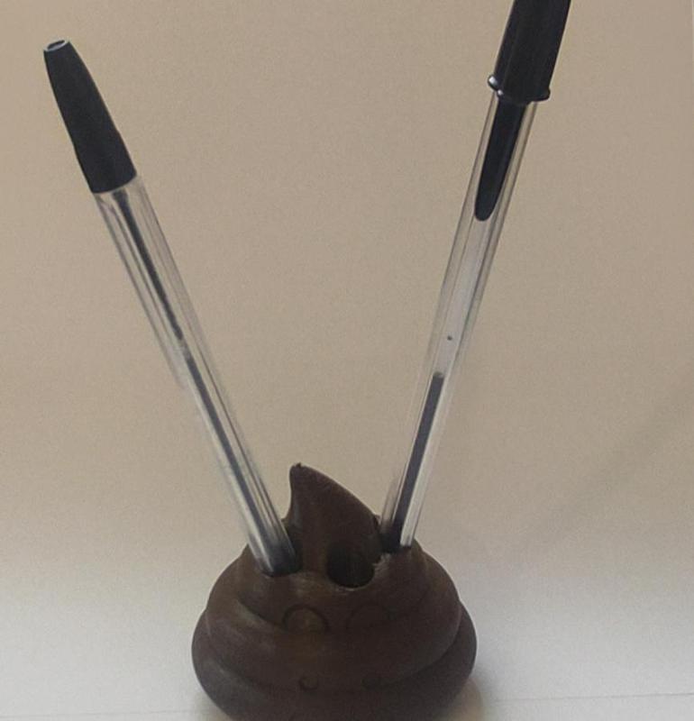 Poo pen holder 