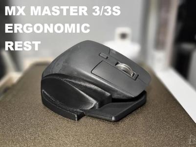 Logitech MX Master 3/3S Pinky Finger & Wrist Rest 